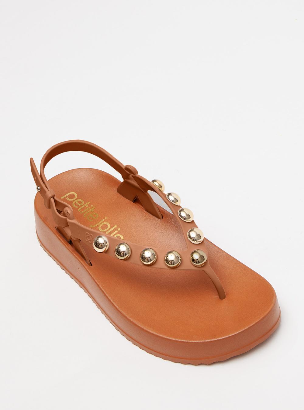 Sandália Petite Jolie Sunshine Doce De Leite PJ7181